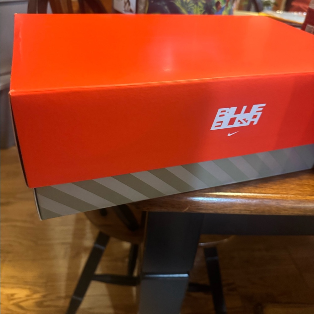 Nike Billie Eilish White and Neon Yellow Athletic Shoes - Picture 3 of 3